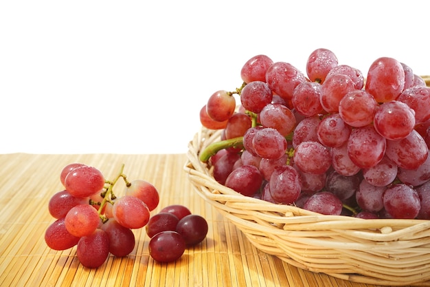 Photo of red grapes without seeds