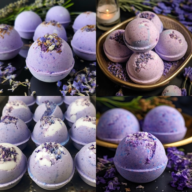 Photo of Relaxing lavender bath bombs