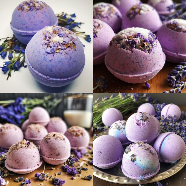 Photo of Relaxing lavender bath bombs