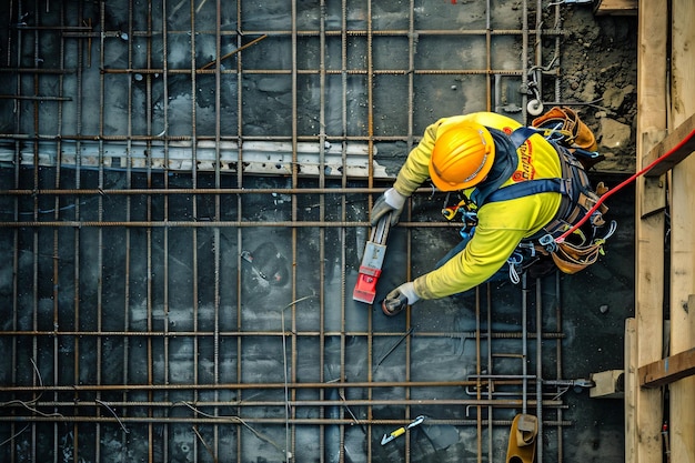 Photo safety body construction working at height