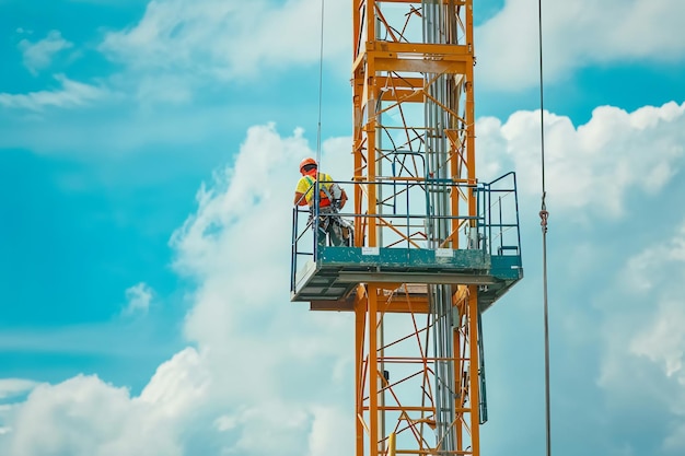 Photo safety body construction working at height