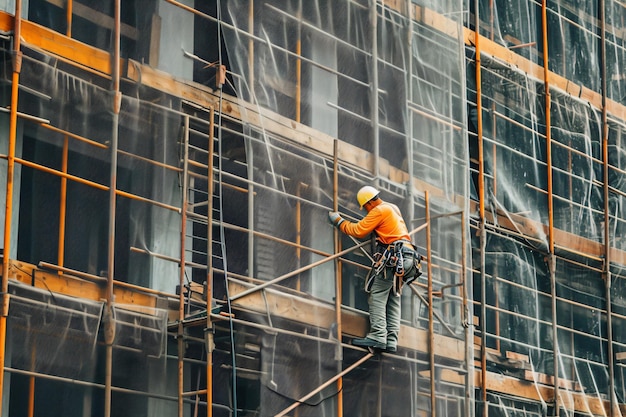 Photo safety body construction working at height