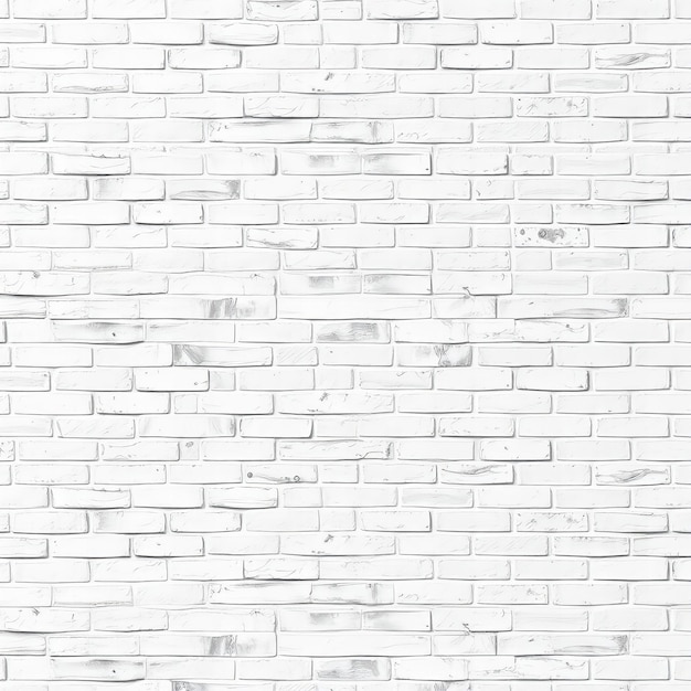 Photo Seamless texture of a white brick wall