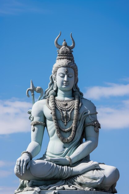 Photo photo of shiva god