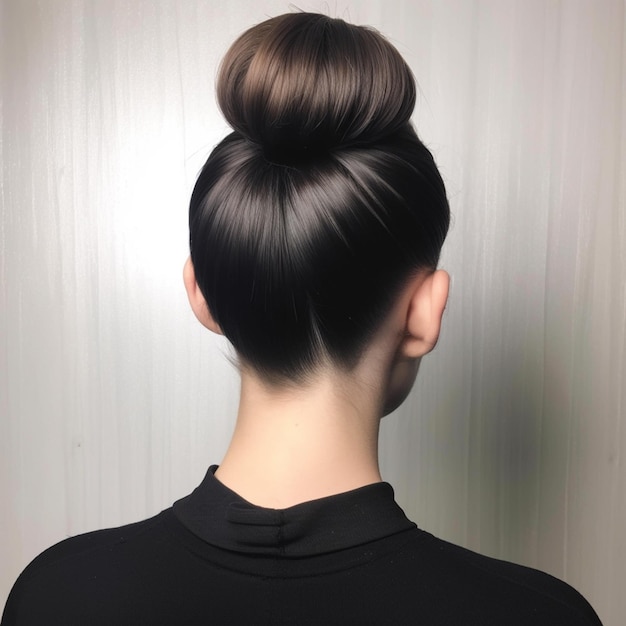 Photo of Slicked back bun