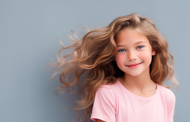 Photo of smiling girl celebrating children's day