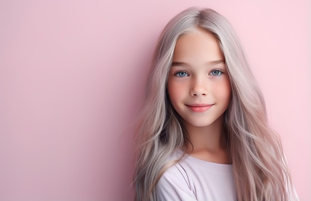 Photo of smiling girl celebrating children's day