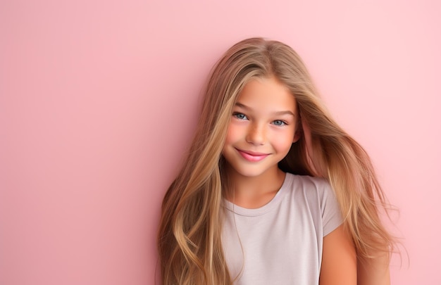 Photo of smiling girl celebrating children's day