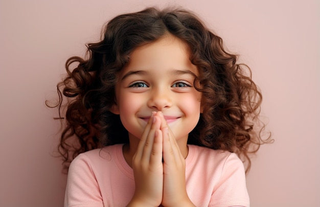 Photo of smiling girl celebrating children's day