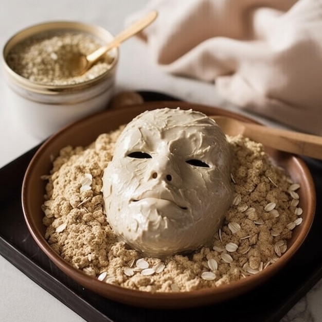 Photo of Soothing oatmeal face mask