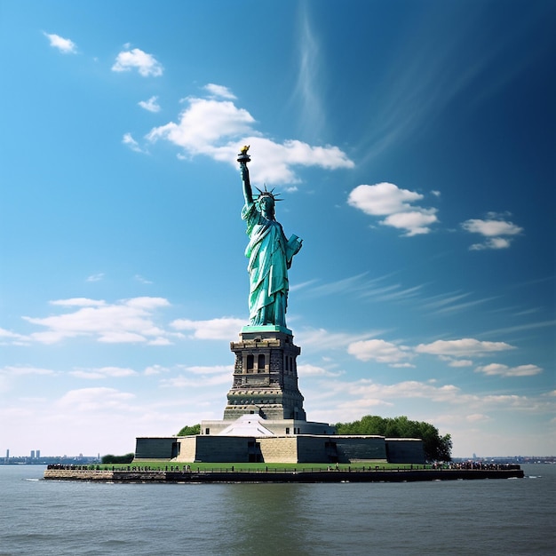 photo of the statue of liberty