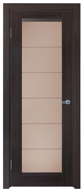 Photo stylish interior doors with real wood