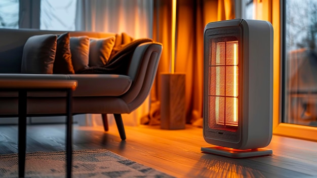 A photo of a stylish portable heater