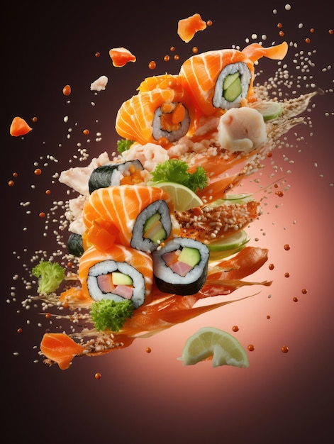 a photo of sushi