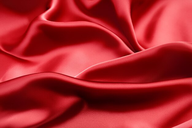 photo texture background of red satin