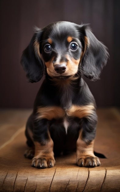 A Photo of a Tiny Wiener Dog