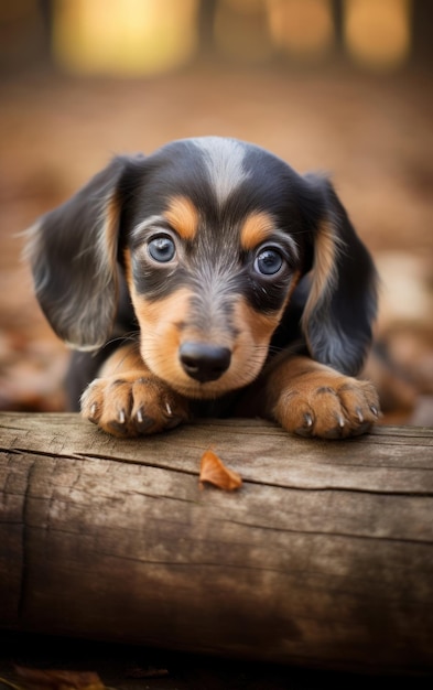 A Photo of a Tiny Wiener Dog