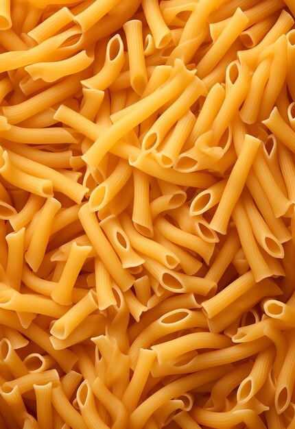 Photo of uncooked pasta background