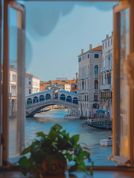 Photo Of Venice Italy Rialto Bridge Calming Place lifestyle concept