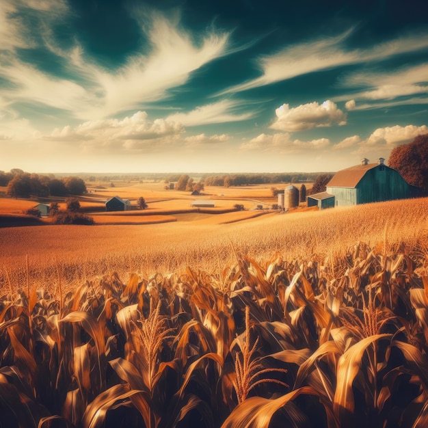 Photo view along a freshly ploughed field poplars and woodland in background