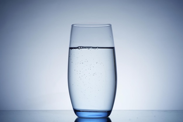 Photo of water in a glass