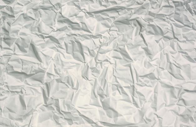 Photo photo white crumpled paper texture background design space white tone