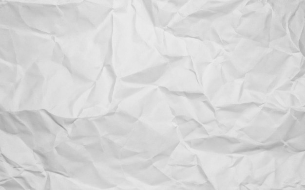 photo white crumpled paper texture background design space white tone