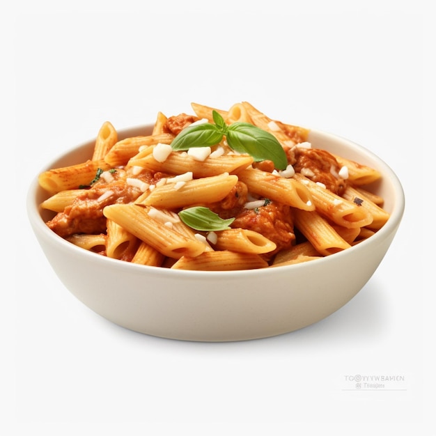 Photo of Ziti with no background with white background