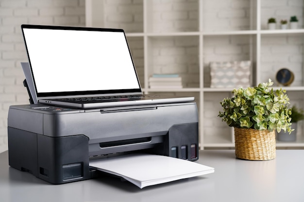 Photocopier machine for document printing in the office