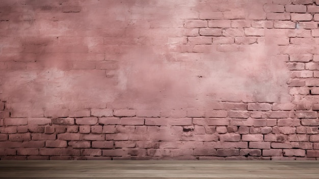 Photo photograph brick wall pink