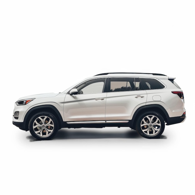 photograph of a car SUV on a white background