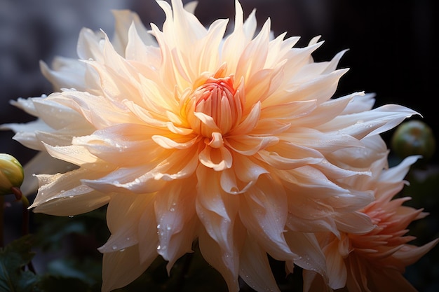 Photograph Of Chrysanthemum Natural Light Generative AI