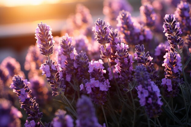 Photograph Of Lavender Natural Light Generative AI