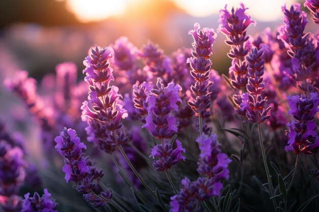 Photograph Of Lavender Natural Light Generative AI