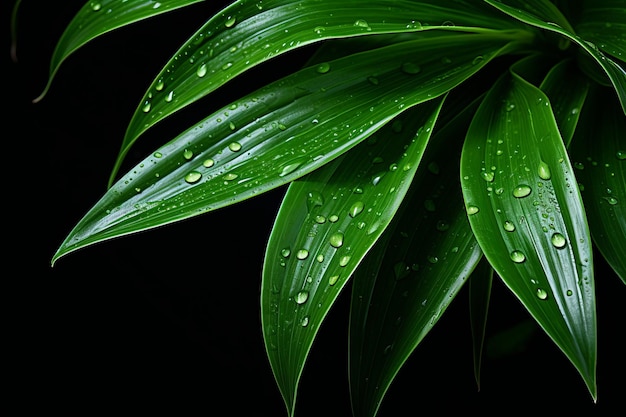 Photograph Of Snake Plant Leaf Natural Light Generative AI