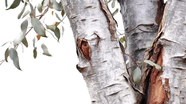 A photograph of tree brand infront of a solid white color background