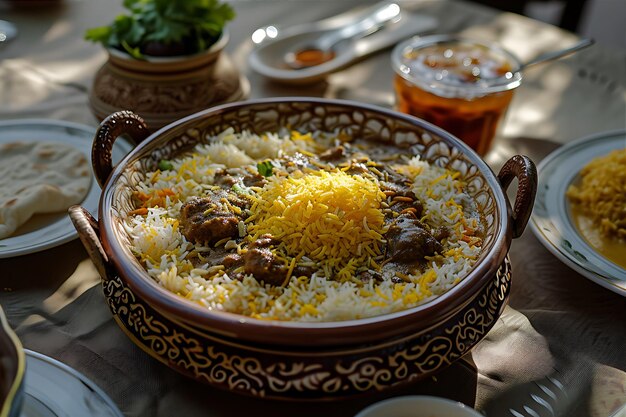 Photograph of Urdu Meal with Rice