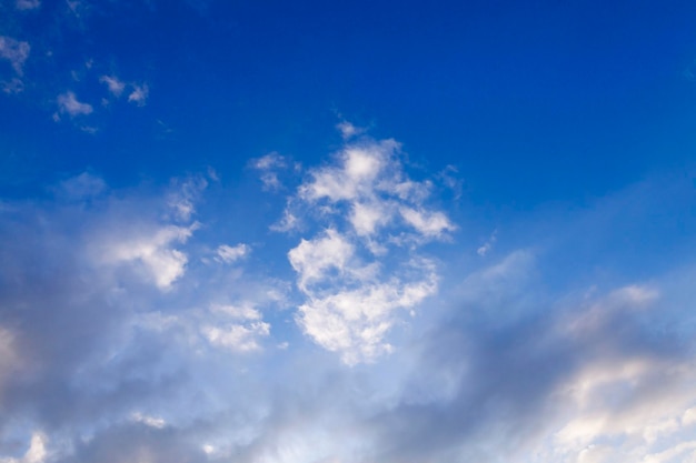 Photographed the sky with clouds