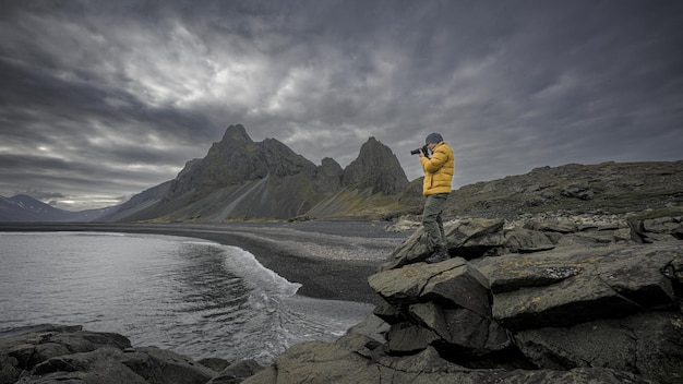 A Photographer with natural view