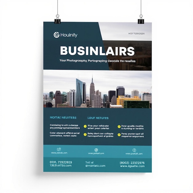 Photographic business flyer