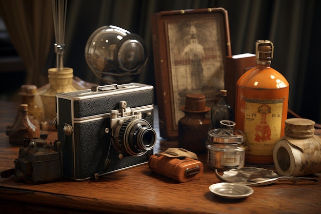 Photographs of vintage objects