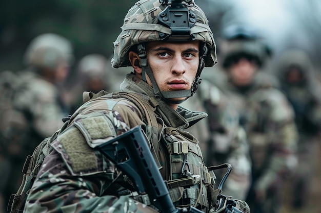 photography of Army soldier of Special Operations Forces