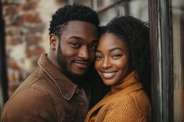 Photo photography of black american couple happy lifestyle