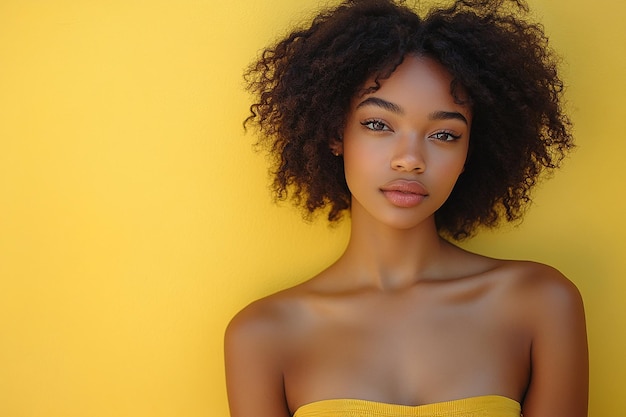 photography of black american girl happy lifestyle on light background