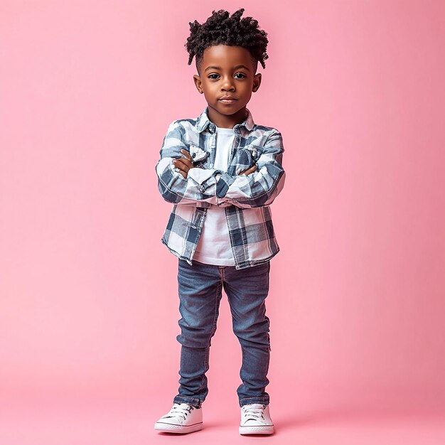 photography of black american kids boy happy lifestyle on light background