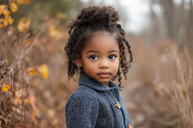 Photo photography of black american kids girl happy lifestyle on light background