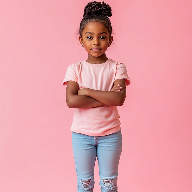 Photo photography of black american kids girl happy lifestyle