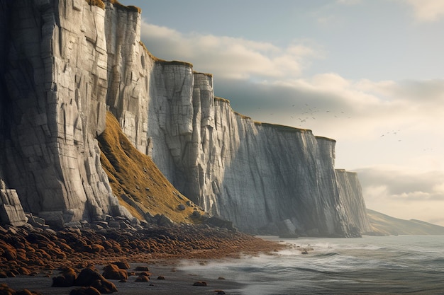 Photography of coastal landscapes with dramatic cliffs