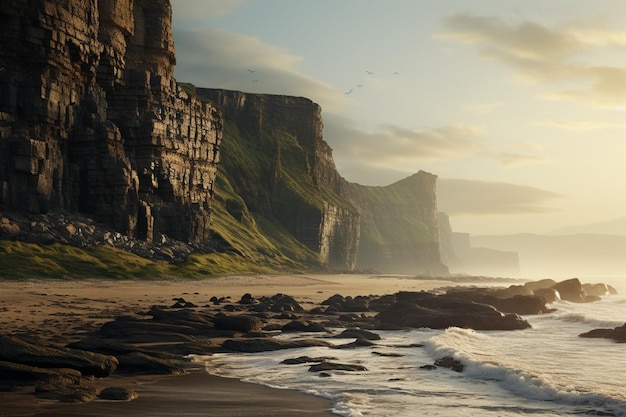 Photography of coastal landscapes with dramatic cliffs