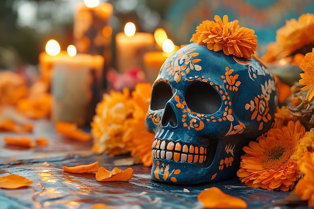 Photo photography of day of the dead traditional festival